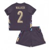 Baby Fußballbekleidung England Kyle Walker #2 Auswärtstrikot EM 2024 Kurzarm (+ kurze hosen)